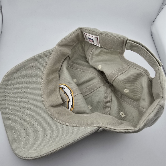 San Diego Chargers NFL Hat Khaki Dad Cap Lightning Bolt - Picture 6 of 7